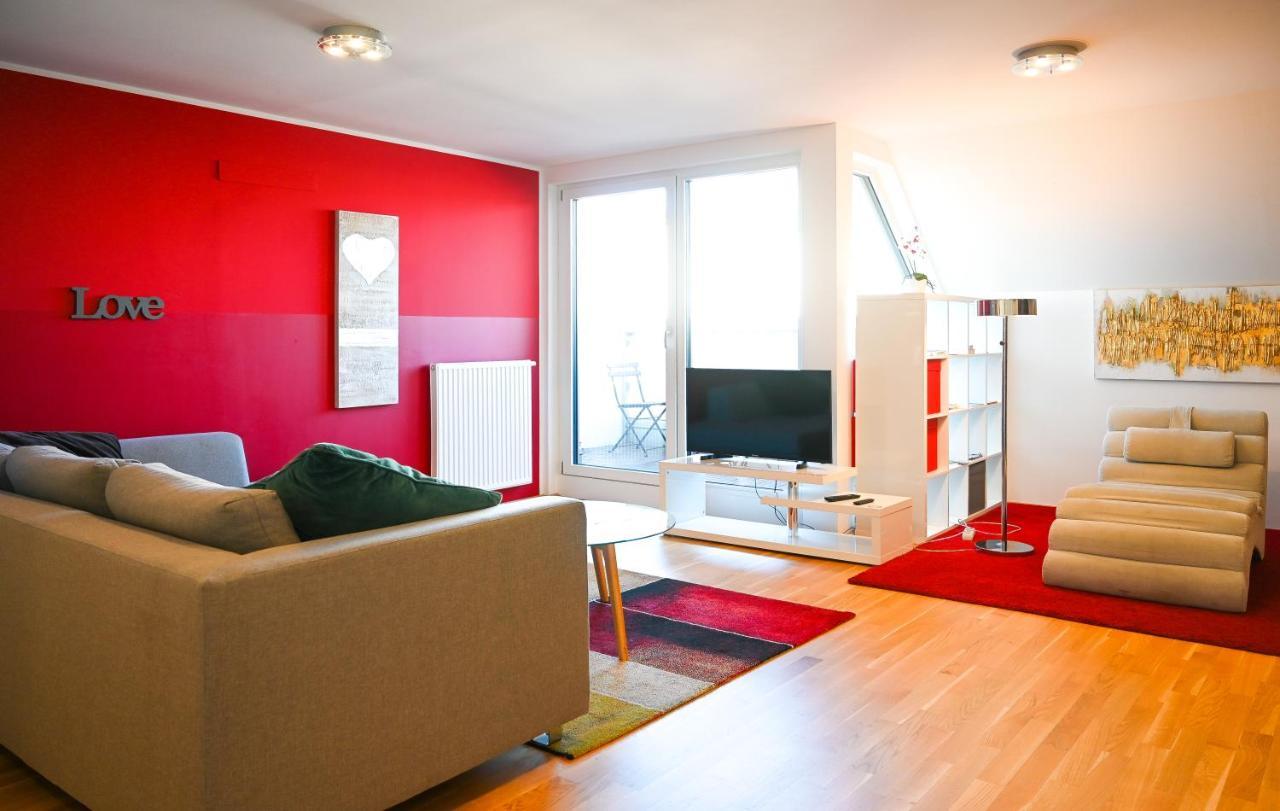 Modern Duplex Museumsquartier Lägenhet Wien Exteriör bild