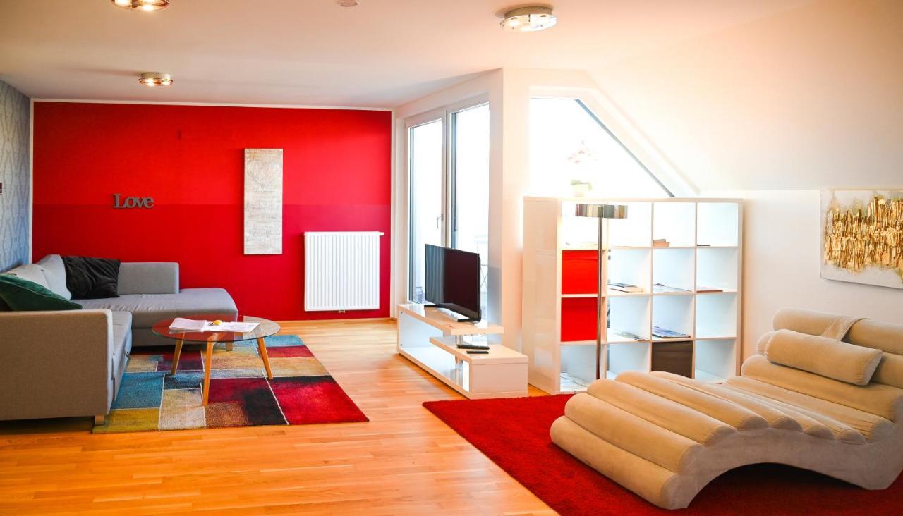 Modern Duplex Museumsquartier Lägenhet Wien Exteriör bild